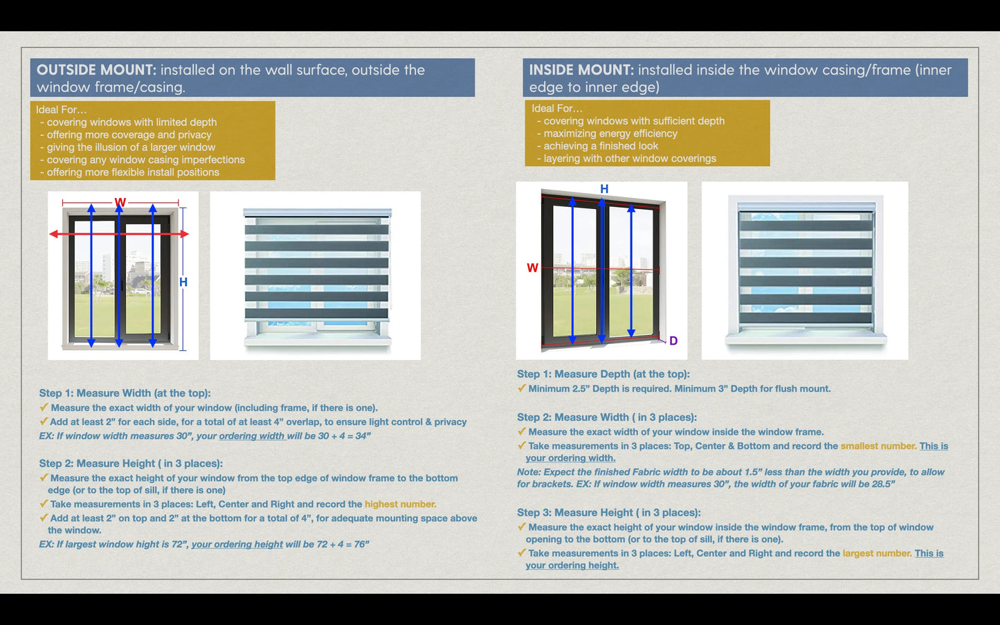 Roller Shades "PNB" Blackout Collection